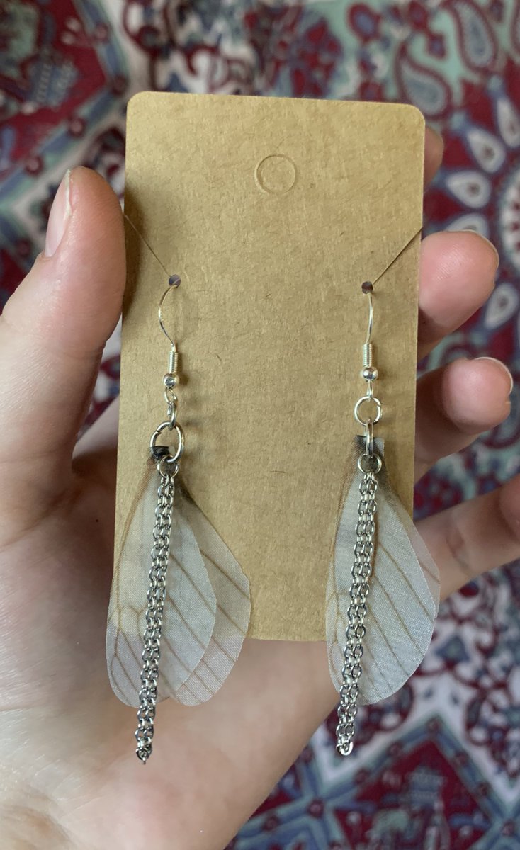 my patreons are getting hooked tf up this month :’) my top favorite goodie that I’m adding are these butterfly wing earrings 🦋✨ tiers $15 and up will be receiving these🥰