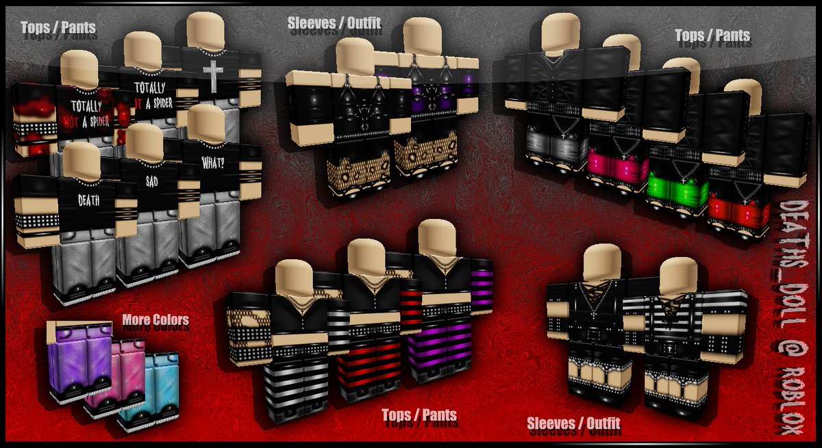 Goth Roblox Outfits Pic Booger