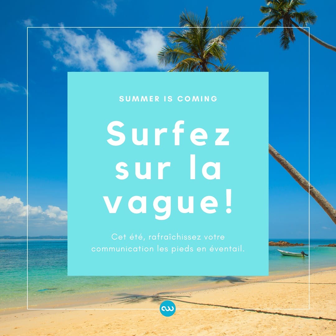 coteweb's tweet photo. Fêtez l'#été avec nous 💙 Surfez sur la vague 🏄♂️ avec @agencecoteweb et rafraîchissez votre #communicationdigitale les pieds en #eventail 💦 #agencedigitale #siteinternet #référencementnaturel #webmarketing #seo #sea #coteweb2020 https://t.co/jxMf7XuKfd