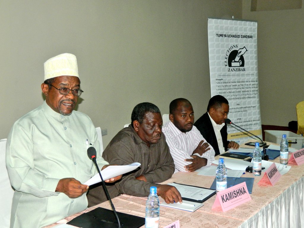 IsmailJussa's tweet photo. Today's move by the Zanzibar Electoral Commission Chairman (2012 - 2017), Jecha Salim Jecha to pick up CCM nomination forms for Zanzibar Presidency is a clear evidence beyond any doubt that we never had independent or impartial electoral commissions in #Zanzibar and #Tanzania. https://t.co/9Z0dxXBwpE