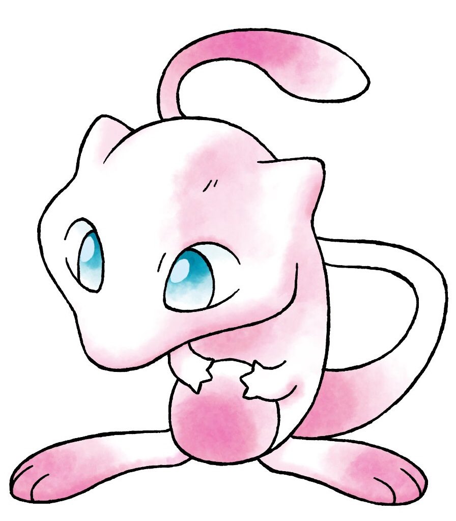 The Original Mew:When Ken Sugimori converted Mew's Red & Green spr...