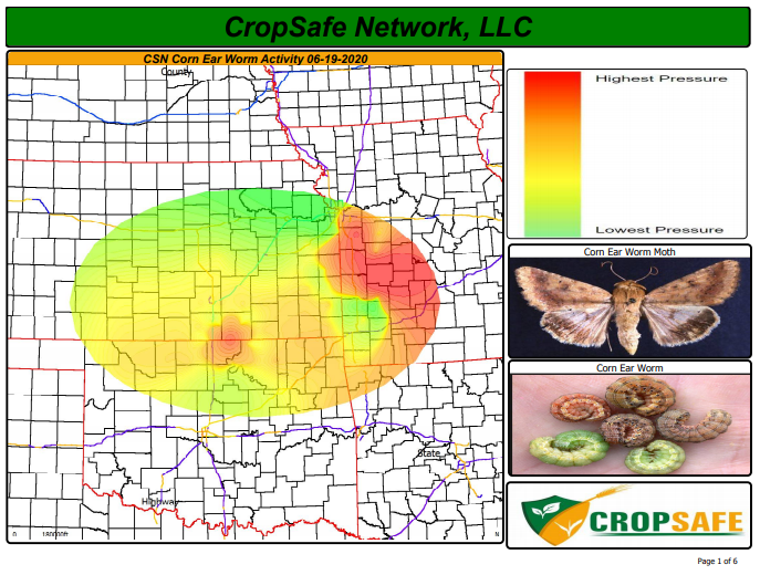 CropSafeNetwork's tweet photo. Regional CEW moth ground activity as of last week. Daily and weekly trends. Primary activity in eastern, KS and western MO.

#datadriven #farming #pestmanagement #cropscouting https://t.co/8Ctsay8iU2