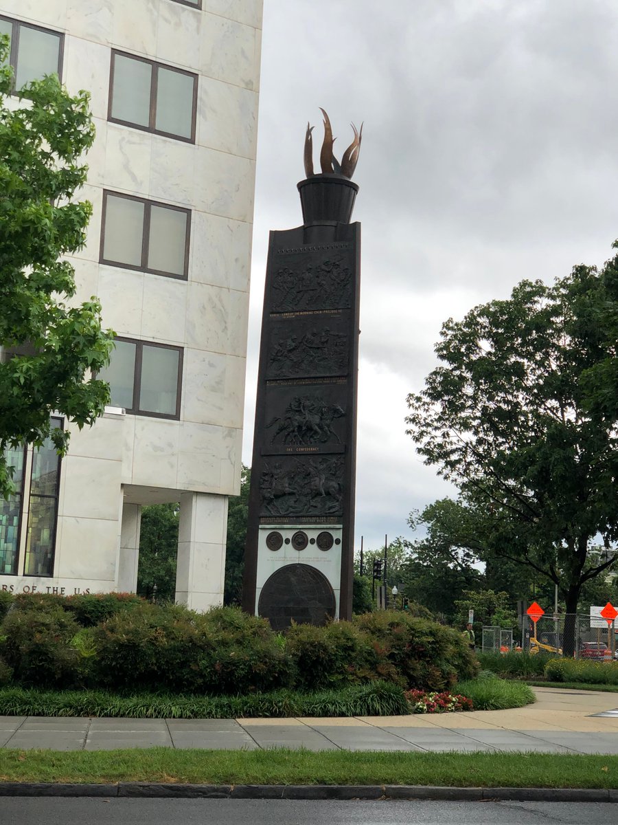 capitolization's tweet image. No one seems to have noticed that @VFWHQ  Torch of Freedom monument @ 2nd &amp;amp; Maryland NE on Capitol Hill has a panel honoring The Confederacy. It’s been there since 1976, right behind the Hart Senate Bldg. @kdrkrepp @DCist @PoPville @washingtonpost