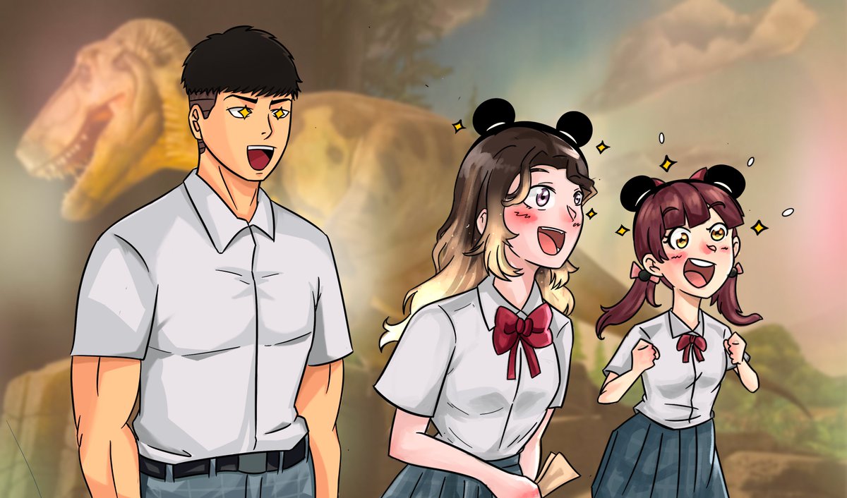 KHS_kosen's tweet photo. #KHSgogo #KHS2C 
[ภารกิจที่ 5]
[เขาวงกตไดโนเสาร์]

ภารกิจนับไดโนเสาร์ที่ทำให้รู้สึกเหมือนได้กลับไปเป็นเด็กอีกครั้ง
@KHS_Minatozaki @KHS_UmedaYuina https://t.co/dj3AUmv1Qz