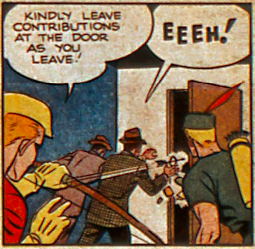 I have never seen someone yell "EEEH!" in a comic book before and I think we should bring it back.