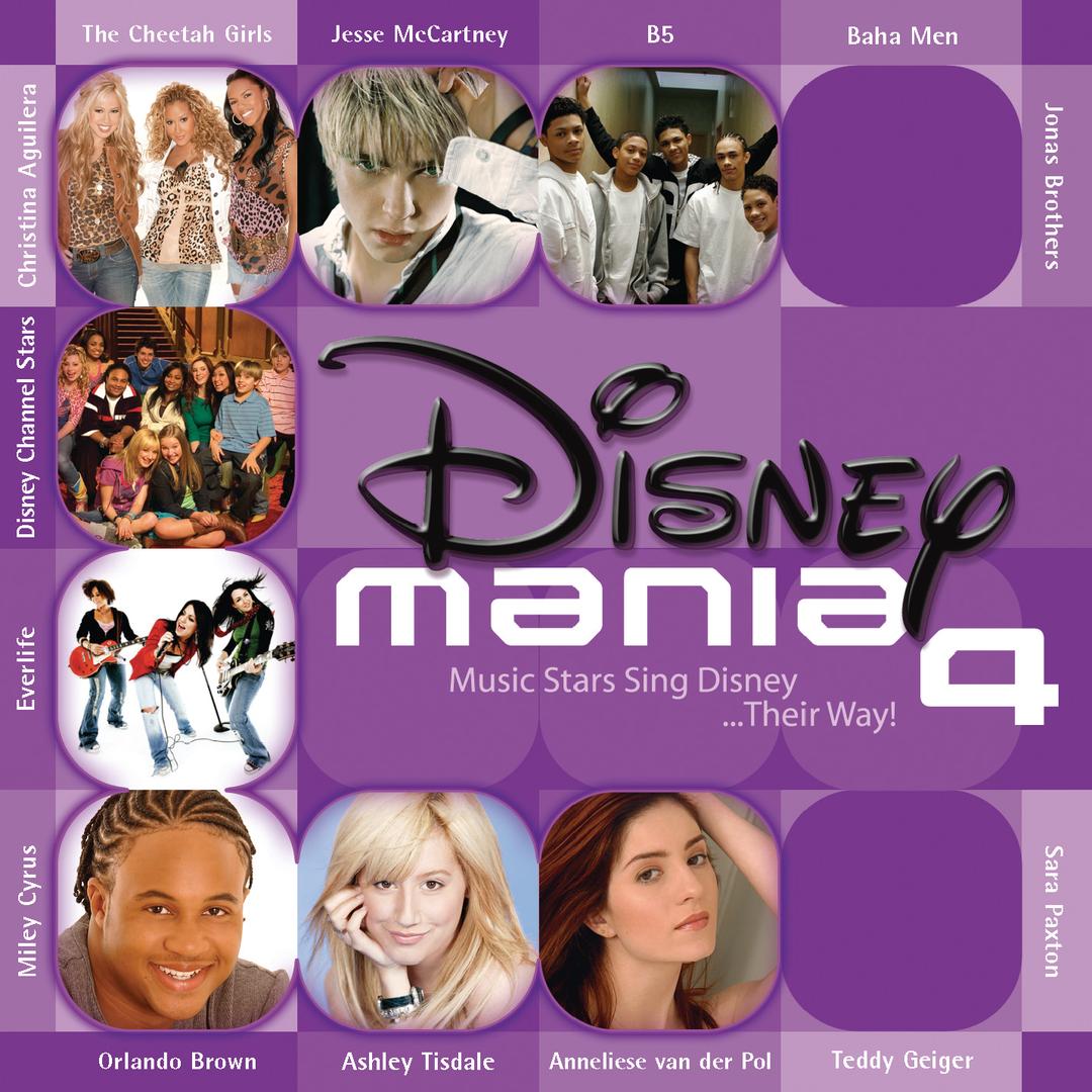 April 4, 2006: "Disneymania 4" was released and featured songs by both Miley Cyrus and the Jonas Brothers