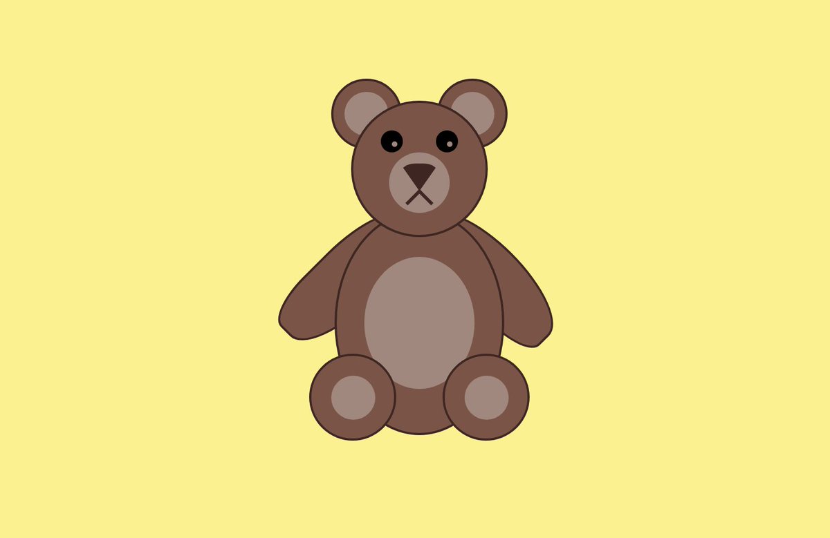 Day 36 and I made a grumpy wee teddy bear  Think she needs a hug. You can visit her in  @CodePen at  https://codepen.io/aitchiss/pen/ZEQeGXz  #100daysProjectScotland  #100daysProjectScotland2020