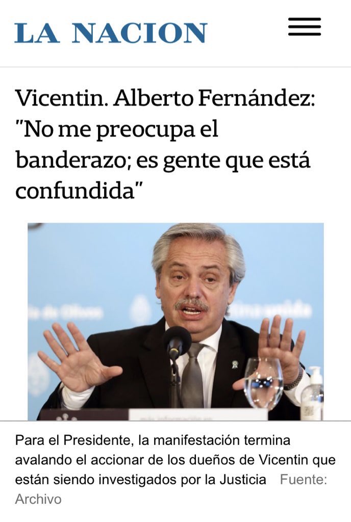 En campaña. // Gobernando.