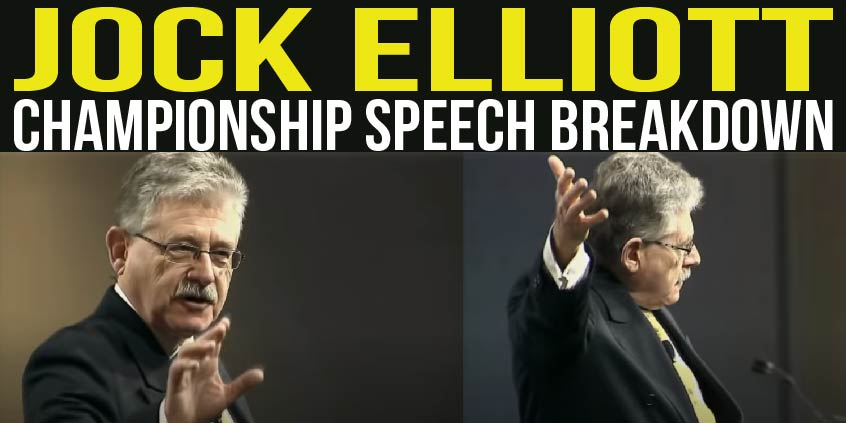 TacticalTalks's tweet photo. Speech Breakdown &amp; Analysis for Jock Elliott, 2011 Toastmasters Public Speaking Champion. This speech was charming and authentic. Check it out! #publicspeaking https://t.co/WtsWampA3h