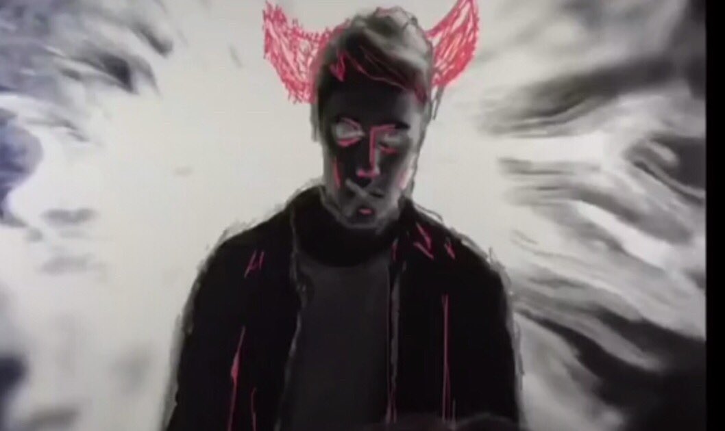 B L M 🖤. on X: all drawings that were found within Justin Bieber's music  video for the song “where are you now “, Keep in mind this song was made 4