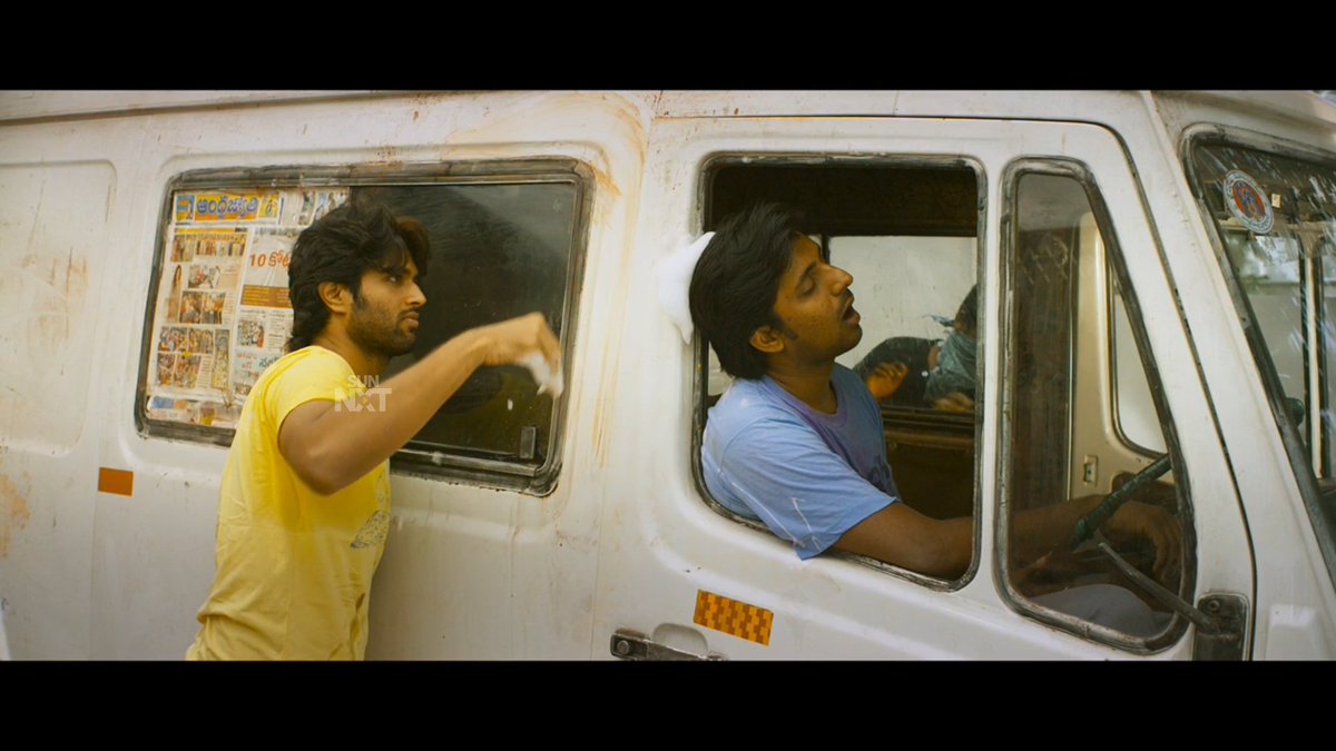 "Maatalade Mouna Raagam Aataladaga Ee Vetu Choopu Choose Kallu Vechi Vundaga Raalu Raga Poola Maala Paaduthundagaa Ee Vela Sandhya Sanna Jaaji Paata Paadagaa" Such a beauty this song is! Lyrics by: Rahul Ramakrishna, btw.