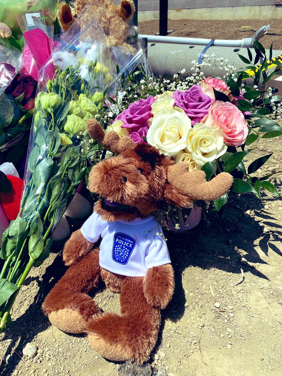 AkhilMooken's tweet photo. Took a moment to add a token of our support, at the growing memorial for the victims of the collision in #Brampton. This large show of support for the family is amazing &amp; I hope it helps ease the pain that they are experiencing. The employees of #PRP grieve this tragic loss. https://t.co/GU7saQf86I