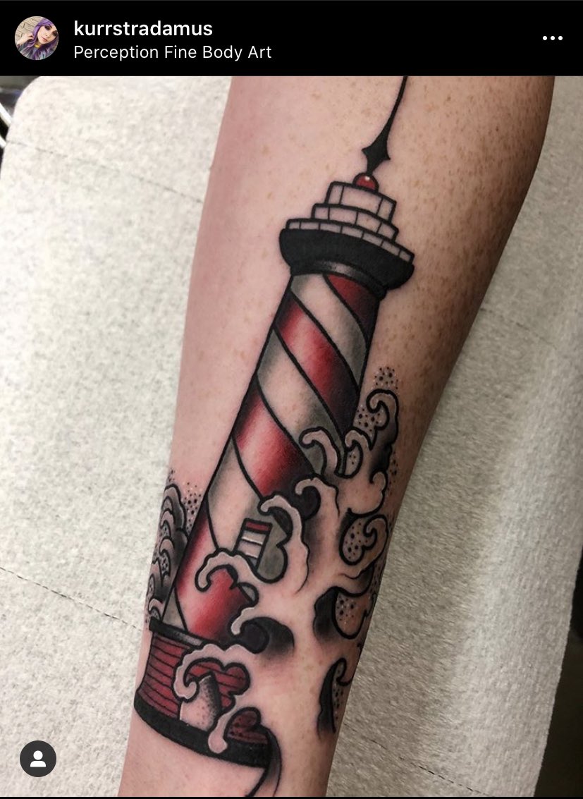 Aggregate 76 american traditional lighthouse tattoo best  thtantai2