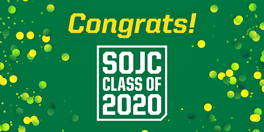 UOsojc's tweet photo. Thank you to everyone who tuned in to watch the main @uoregon commencement ceremony! The SOJC department ceremony will begin shortly Watch here: https://t.co/5fQCTDU1GR 

#SOJCGrad2020 https://t.co/aLEJgs63Fj