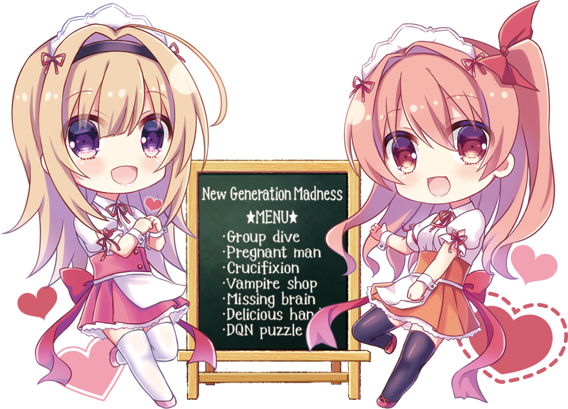 茶桜みゅ 普段描いてる二次創作系のイラスト