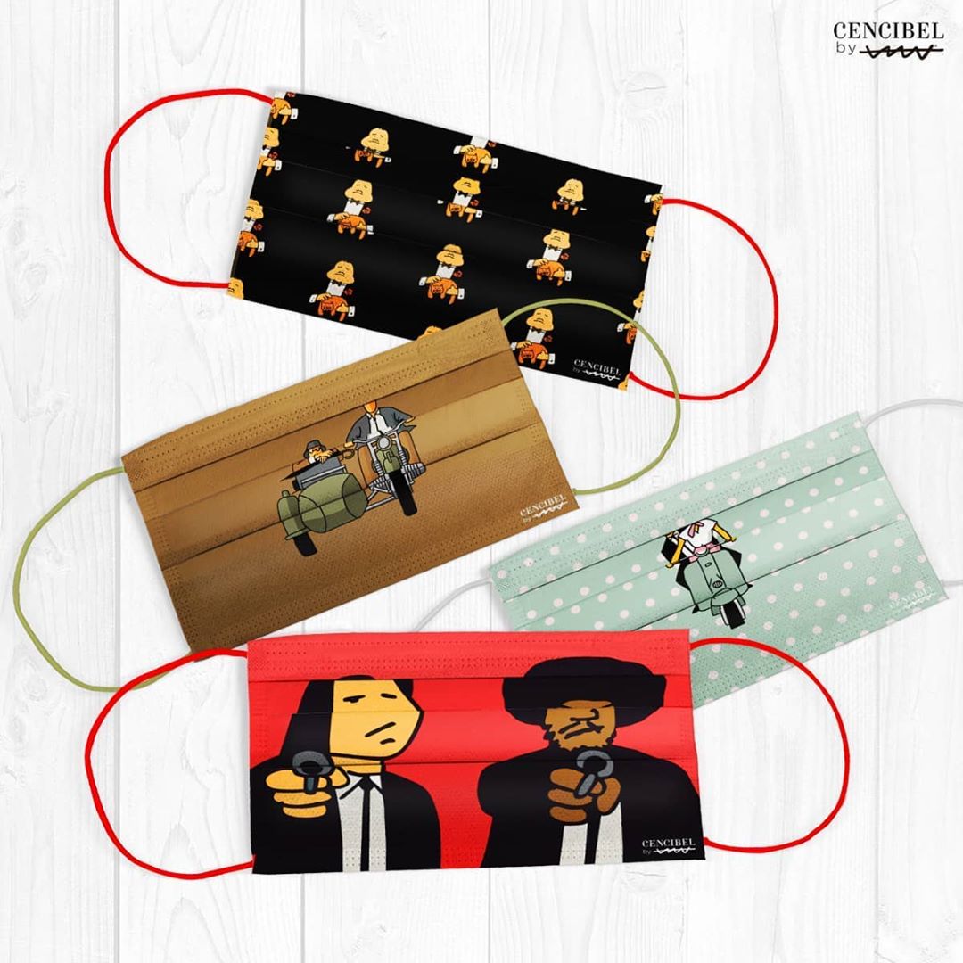 cencibelmoda's tweet photo. Nueva Colección Mascarillas Cállate La Boca para Cencibel. Indiana Jones, Pulp Fiction, Vacaciones en Roma y El padrino. Mascarillas inspiradas en películas.📽️💪🏻😷 #Mascarilla #Mascarillas #CallateLaBoca #Pelicula #Cine  
#MascarillasDivertidas #UNE0065 #YoUsoMascarilla https://t.co/mThAx1WpS4