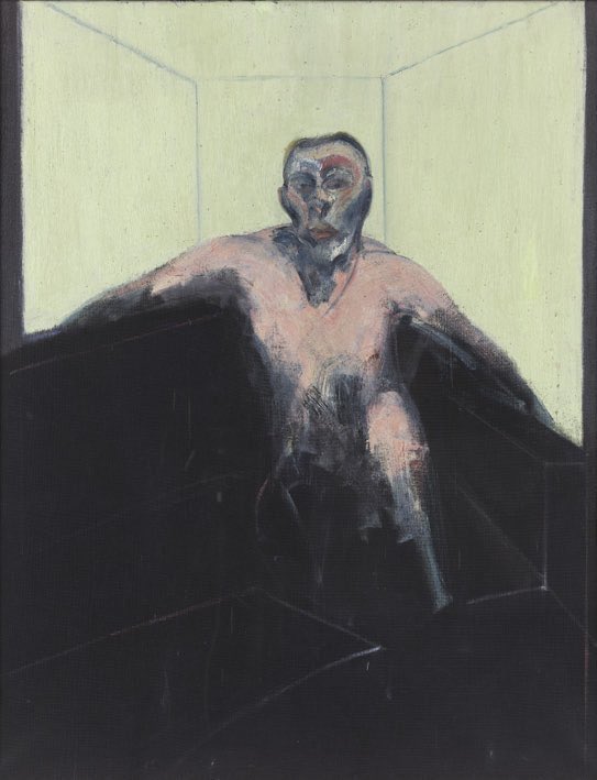 Perhaps not as famed as his Velázquez homages are his more empathetically warmer studies of Van Gogh. Study for a Portrait of Van Gogh (1957), Study for a Portrait of PL (1957), Study for a Portrait of Van Gogh II (1957) & Van Gogh in a Landscape (1957)