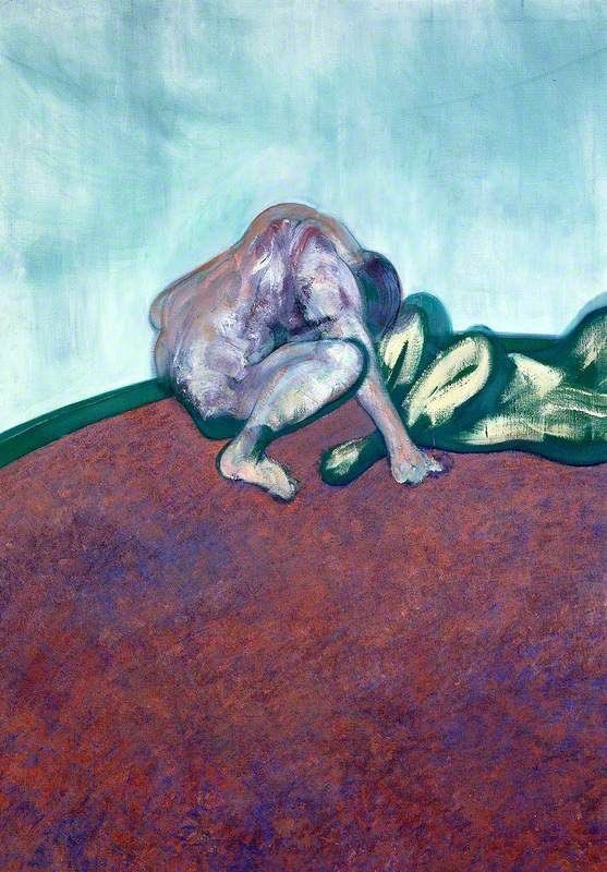 He moved to the Marlborough Gallery in 1958. Pope with Owls (1958), Two Figures in a Room (1959), Head of a Man (1960) & Head of a Woman (1960). He continued his pope series with their discourse on religion as well as powerful portraits.