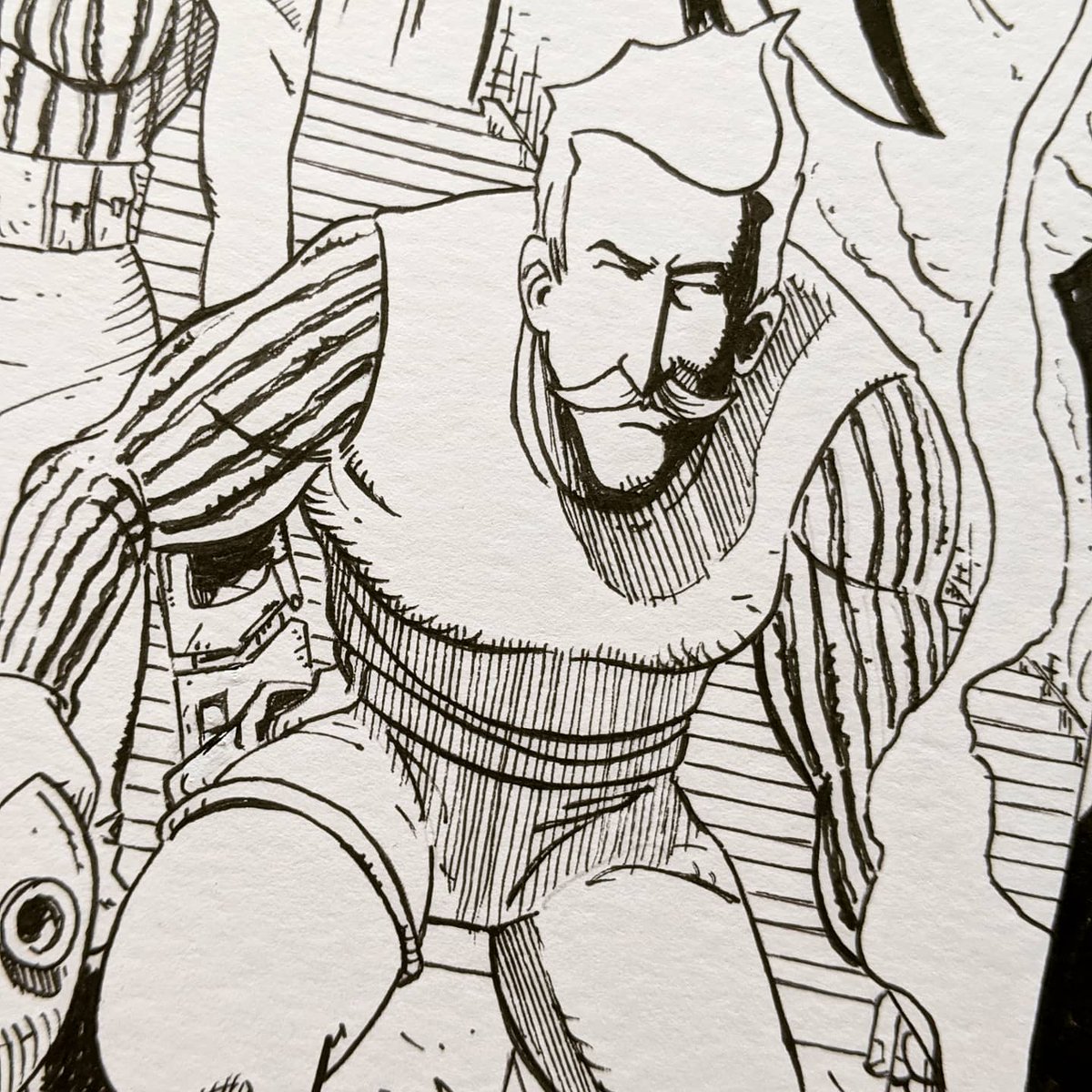 _jsnsmith's tweet photo. A little #SneakPeek of an upcoming #VagrantQueen page. Go check my Instagram for more ✏️✏️✏️

#makecomics #scifi #sciencefiction https://t.co/KQoZBC3AJY