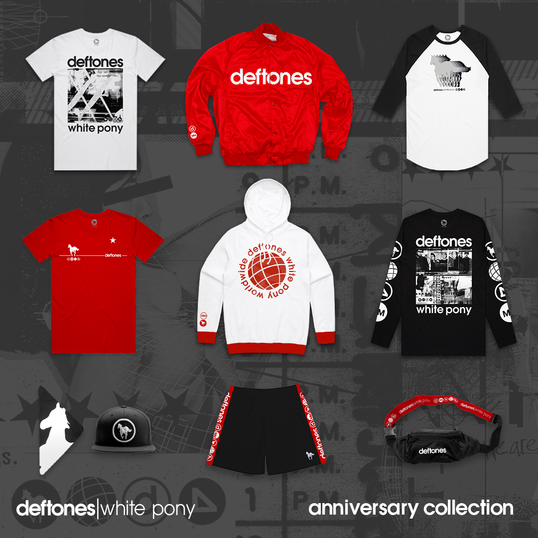White Pony 20th Anniversary capsule – Available now: deftones.merchdirect.com

#WhitePony20