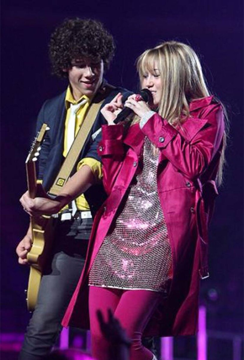 October 2007 - January 2008: Miley Cyrus and the Jonas Brothers toured North America together on the “Best of Both Worlds Tour” - highlights below!