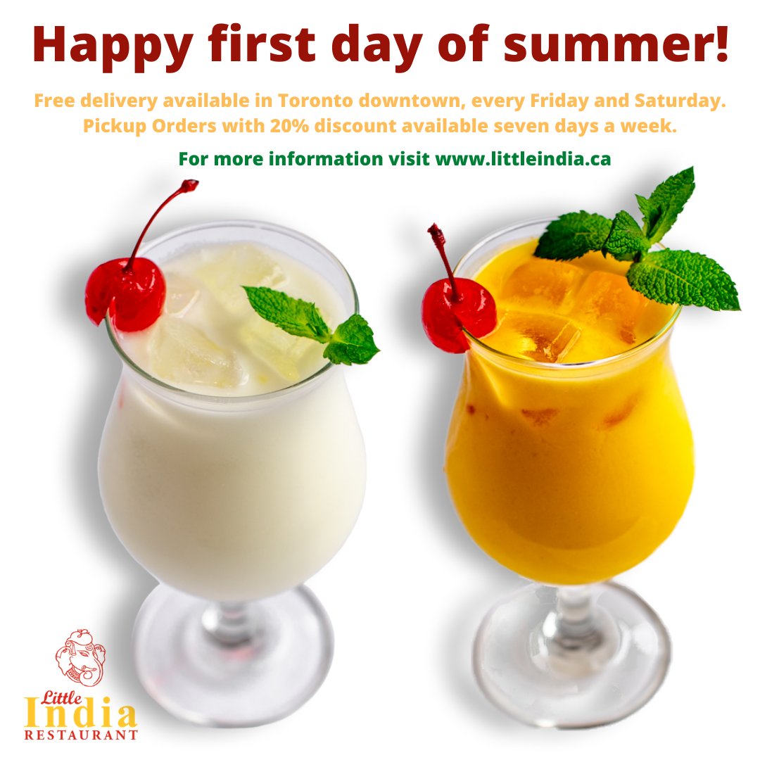 Happy first day of summer  😎☀️
.
.
.
.
.
#Toronto #summer #2020 #indianfood #yum #lassi #mangolassi #indiandrinks