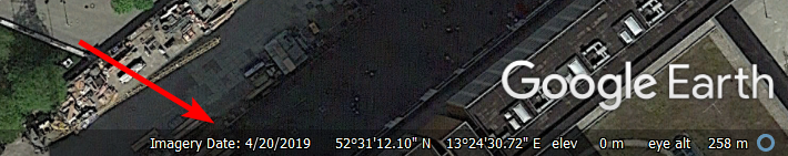 1/5: For years  #OSINT peeps have looked at Google Earth Pro, and investigated with it. And for the same amount of time, people have used the slider bar to select specific dates, or used the date shown on the bottom of the screen (me included). But this is not the capture date! 