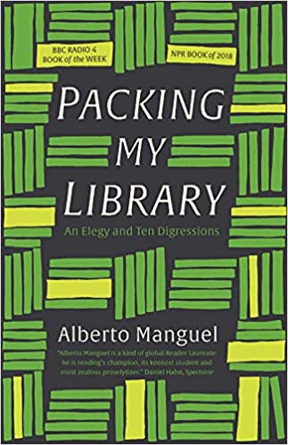  #AYearOfBooks continues with Alberto Manguel's "Packing My Library" (2018,  https://amzn.to/2UNc9vz ). A charming little book, Manguel's musing on books, writing, reading, and libraries on the occasion of packing up his 35,000 volume (!) personal library.