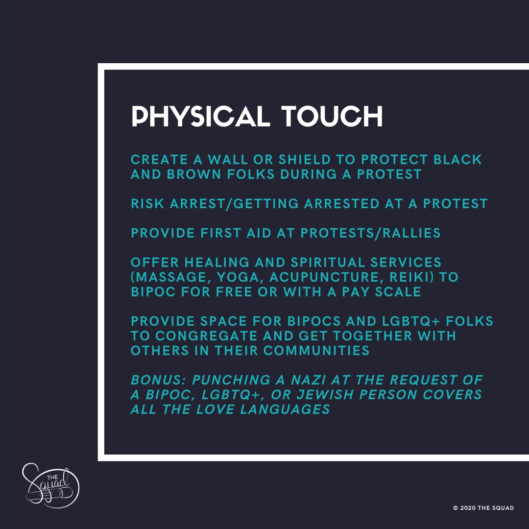 Physical Touch #SocialJusticeLoveLanguages