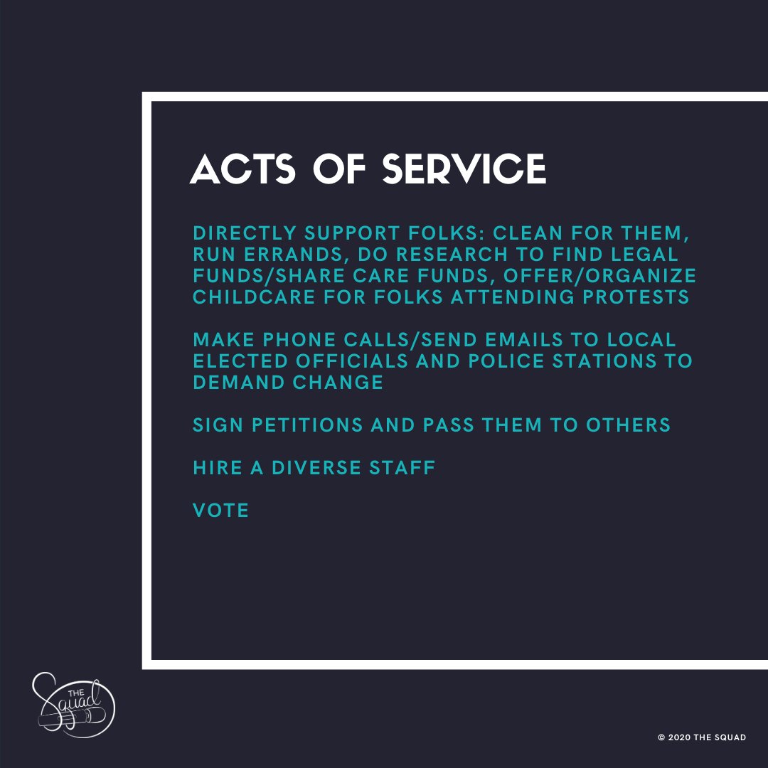 Acts of Service #SocialJusticeLoveLanguages