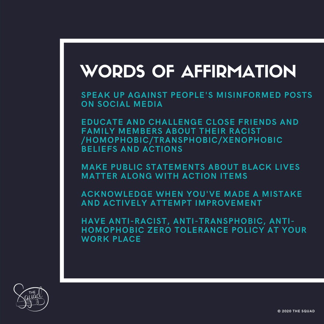 Words of Affirmation #SocialJusticeLoveLanguages