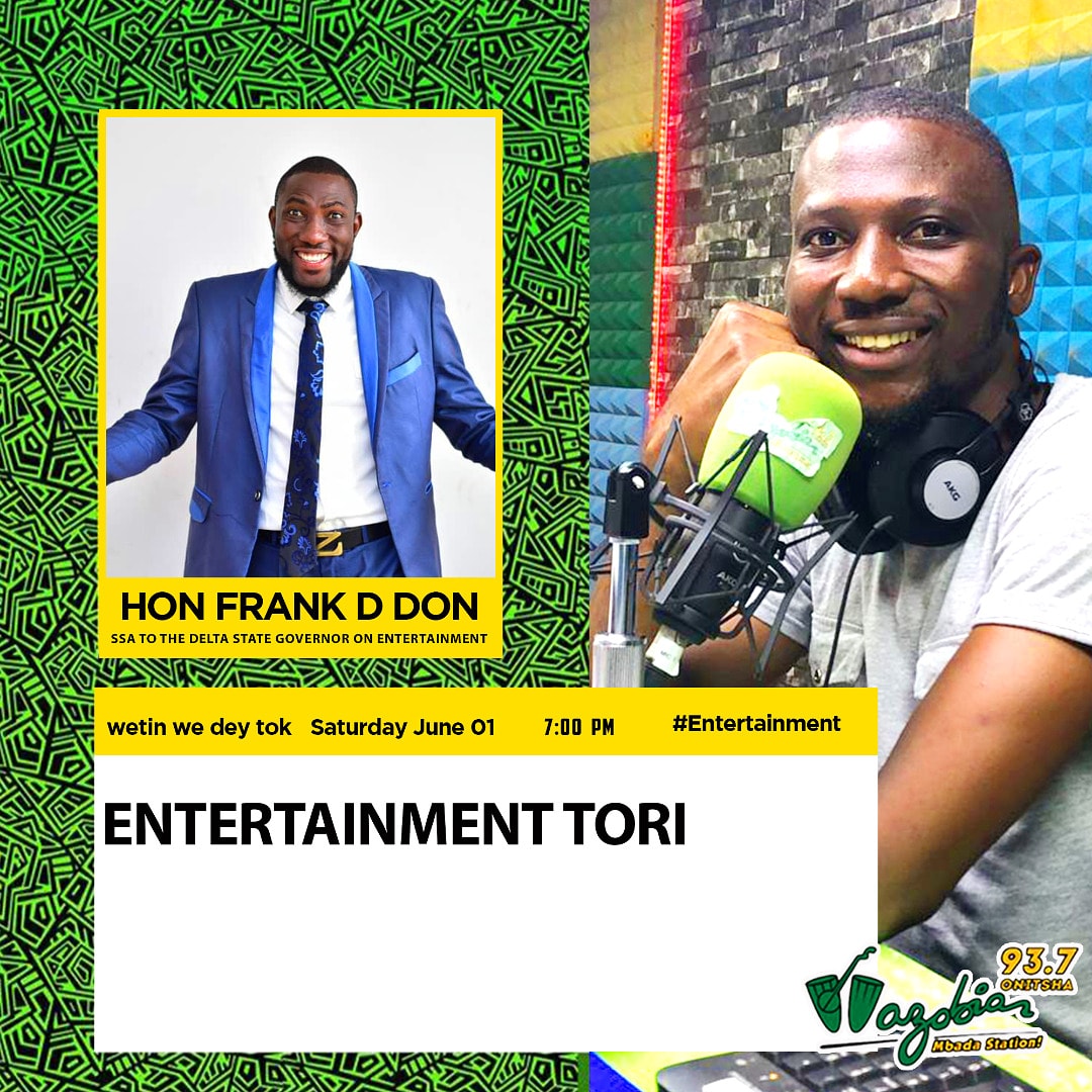 #EntertainmentGist Inside #OringoSaturday with #RadioJagaboss  @Djay_Juicy x @FrankDDONCFR

Join us, we dey on call

We dey talk about Nigeria Entertainment 

Ask your question as ee touch you for entertainment

cc @Gochu75
@Angeell_Gabriel