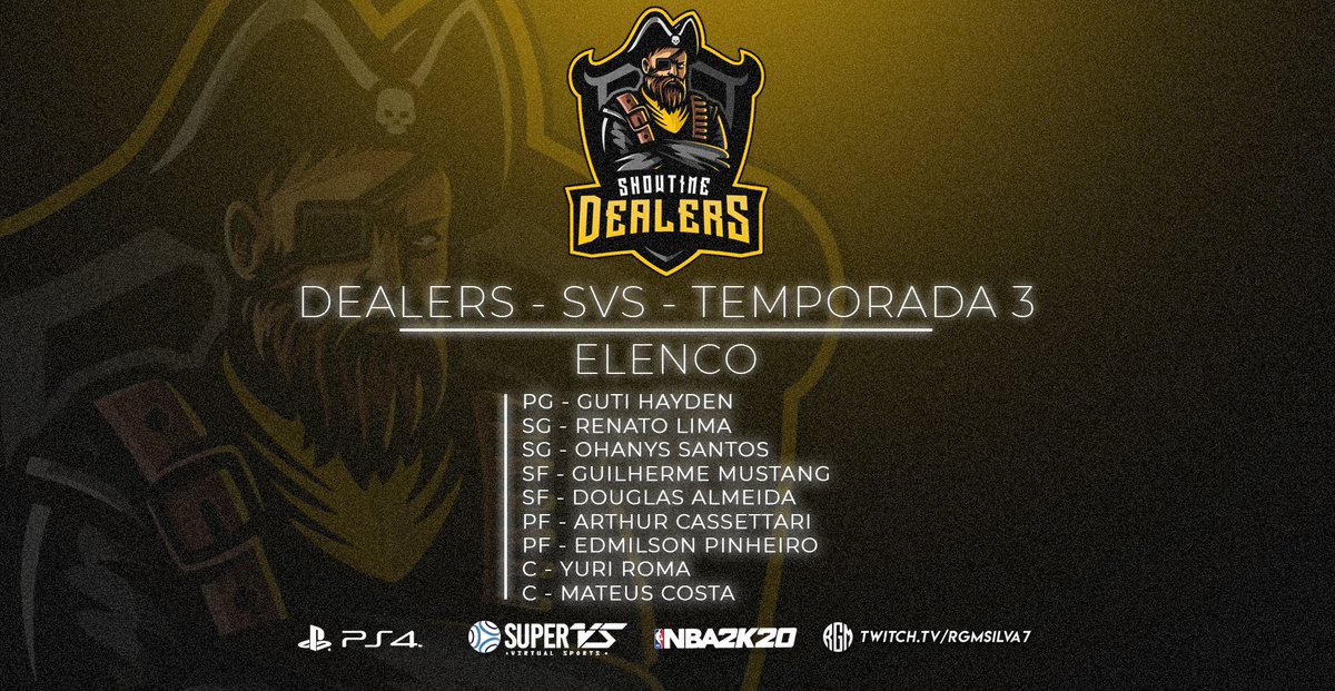Rgmsilva7's tweet photo. Com contratações pontuais os @2kDealers arrumam a casa para próxima temporada, o All-Star player Guti Hayden irá conseguir levar os Dealers para os Playoffs na SVS? https://t.co/s6MM5q5735