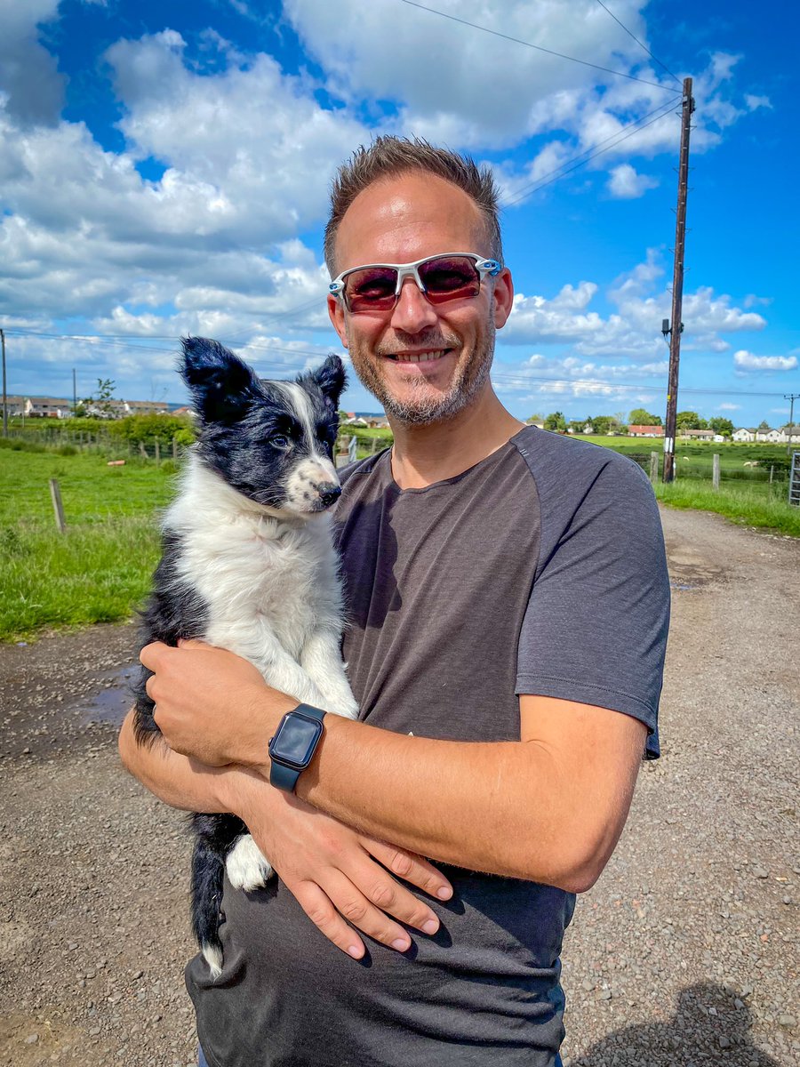 charlie_lees's tweet photo. Bringing some balance &amp; recovery to start the weekend. A morning of work (no photos but some exciting projects brewing), an afternoon running with Rex (our happy place) &amp; then the safe arrival of our new puppy. The kids want to call her Pip. I’m thinking Luna. What do you think? https://t.co/5cg6Mj5VA9