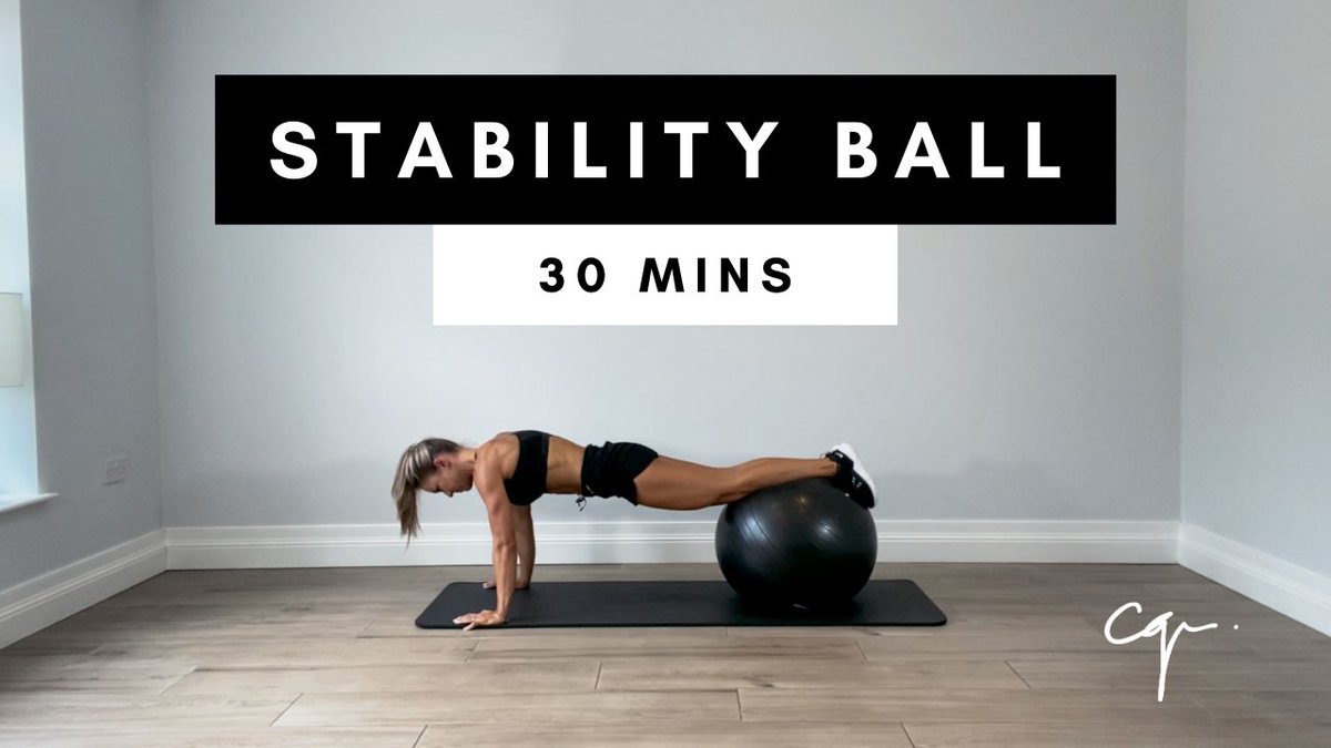 CarolineGirvan's tweet photo. Dust off your stability ball and letโs get an awesome workout on hitting the hamstrings, glutes, core, abs and upper body. https://t.co/ycdK4RTiIt #stabilityballworkout #workoutathome #30minworkout #fitness #workout https://t.co/TIaPlVa7mT