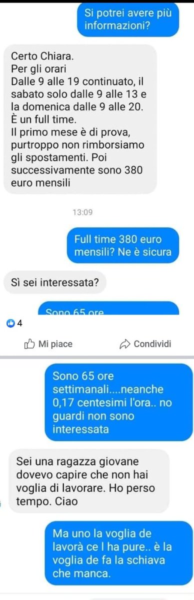 LelloConso's tweet photo. Datori di lavoro che credono di essere donatori di lavoro...
Fanno schifo https://t.co/Bgnzj2qLyJ