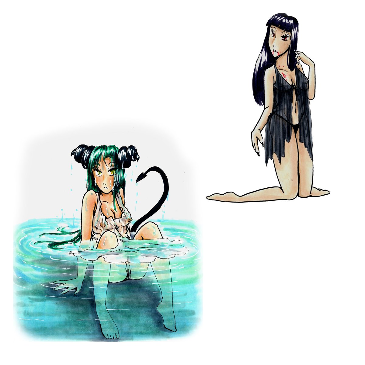 KiSDreamStudio's tweet photo. #randomthuesday #gifchallenge #shy #crossdressing #incubus #succubus #gypsy #plantgirl #swimmig #honey #lingerie #undead #doll #apron #swimsuit
#thekingsdreamstudio #traditionalart #sketch #pencilsketch #copicmarkers #illustration #originalcharacter #twitch #twitchitalia https://t.co/zpR8SWiJP3