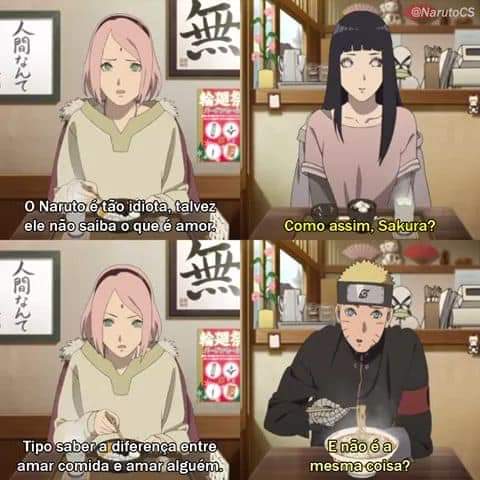 Os sentimentos entre Naruto e Hinata