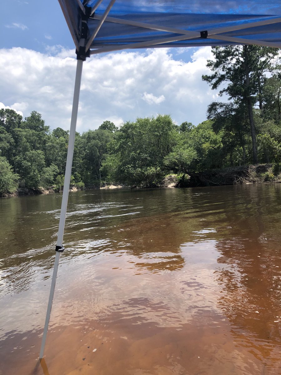 Enjoying the day on the alapaha.