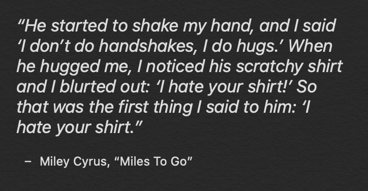 April 2008: Miley’s private photos started to leak online, including one of her wearing what appeared to be Nick’s shirt that she said she hated on the day they met