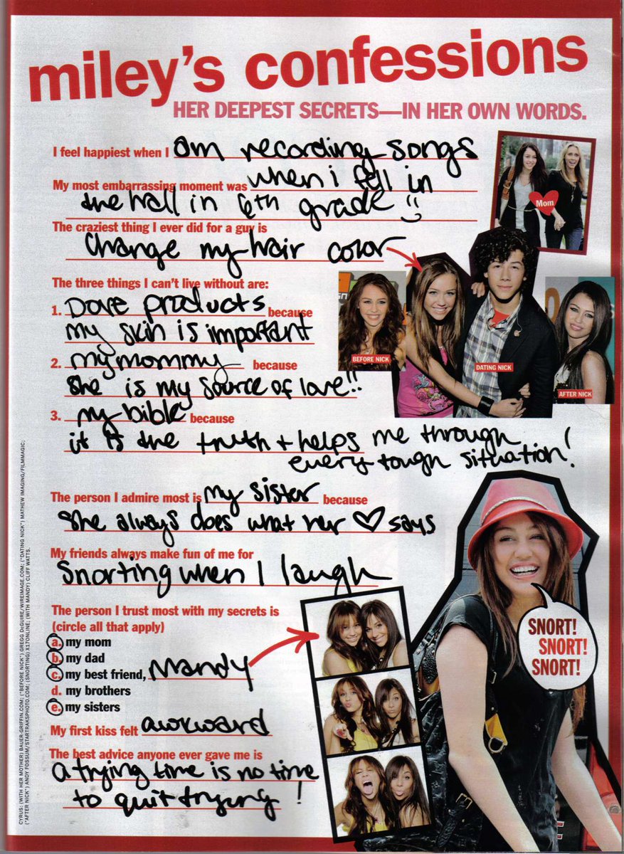 “Nick and I loved each other. For two years he was basically my 24/7. But it was really hard to keep it from people. We were arguing a lot, and it really wasn’t fun.” [Seventeen Magazine, August 2008]