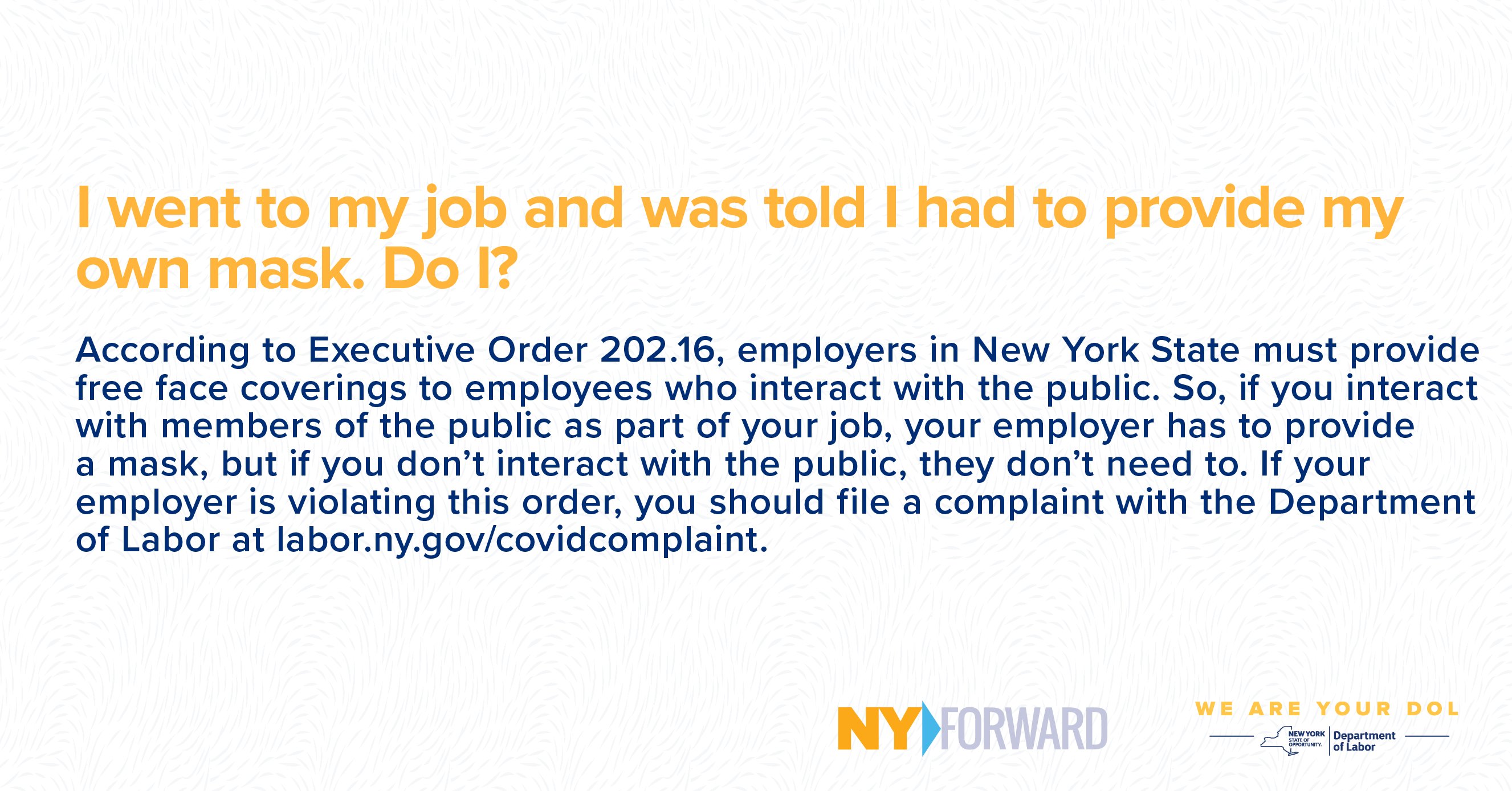 NYS Department of Labor on Twitter "QUESTION What should I do if one