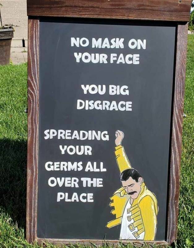 BethlehemHealth's tweet photo. If you see someone who isn't masked up, we give you permission to sing this song to them! (with your mask on and 6-feet away, of course)

#MaskUpPA https://t.co/Z6WlIBXnhS