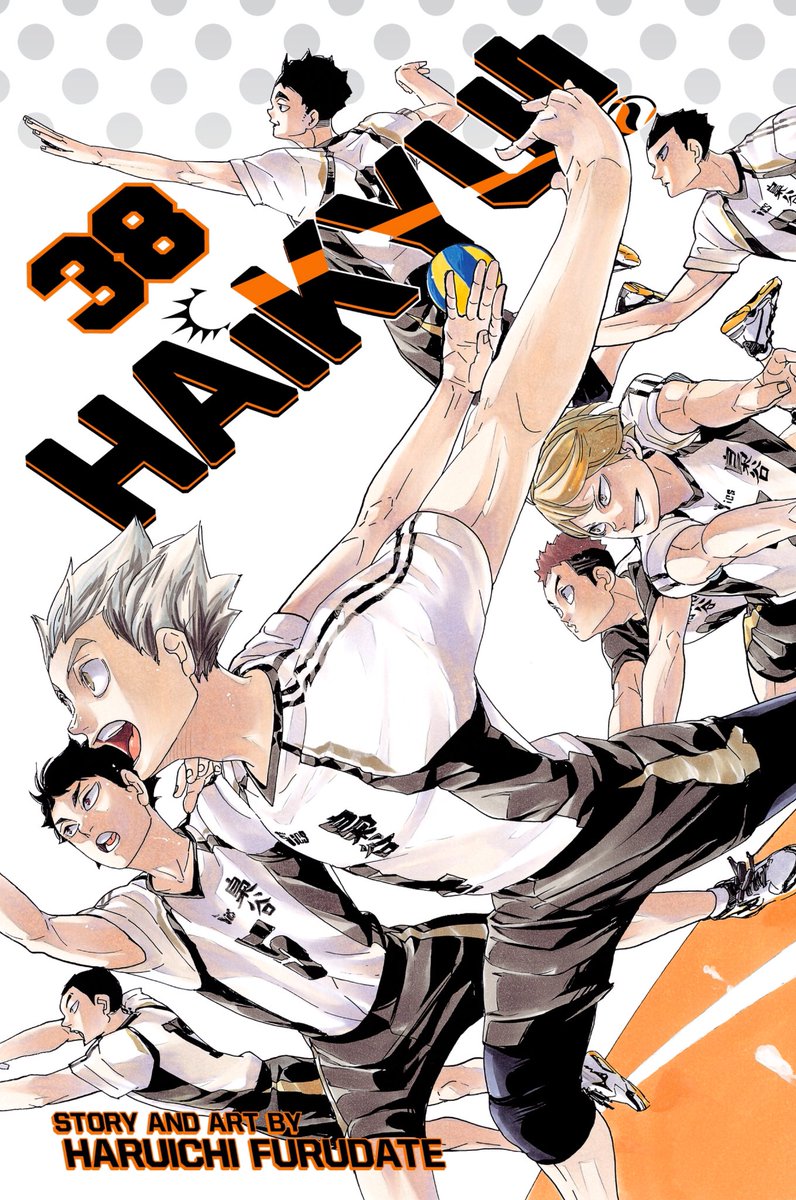 LJ_Hollywood's tweet photo. Time to catch up on the volume backlog! First up is some more volleyball best boys in #Haikyu!! #volume38! Hey Hey Hey! https://t.co/aehE4hFTXL