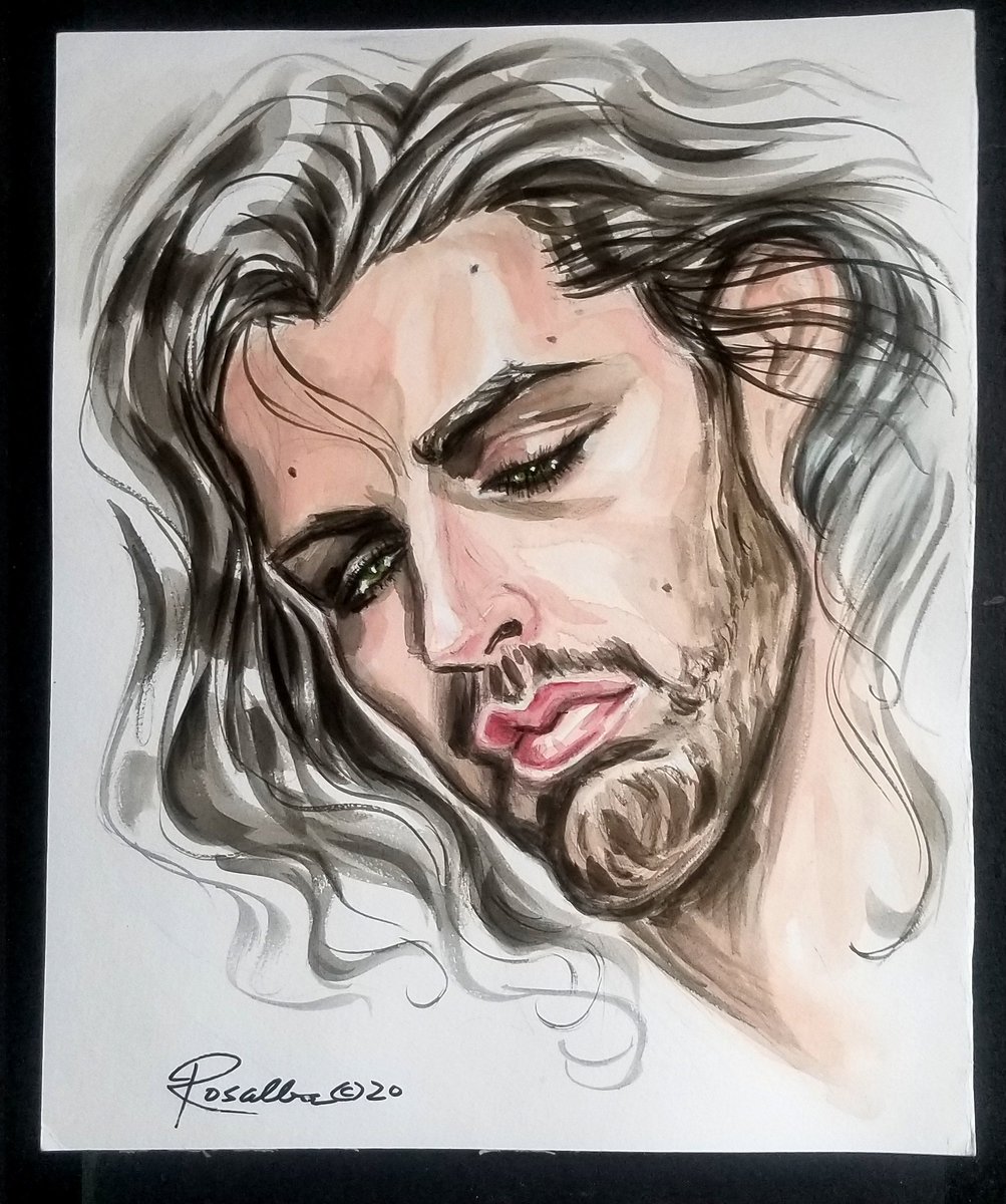 rosemanuelking's tweet photo. @rosemanuelking @Hozier #sexysaturday #hozier lookin🔥🔥🔥#takemetochurch #ninacriedpower #jackbootjump #wastelandbaby my #hozierbaby 898❤💕#andrewhozierbyrne 🥰❤💘💖💕💋 #illustration #fashionillustration #portrait #artist #artcurator #artcollector #contemporaryart #hozierart https://t.co/L9Y2NvKf0G