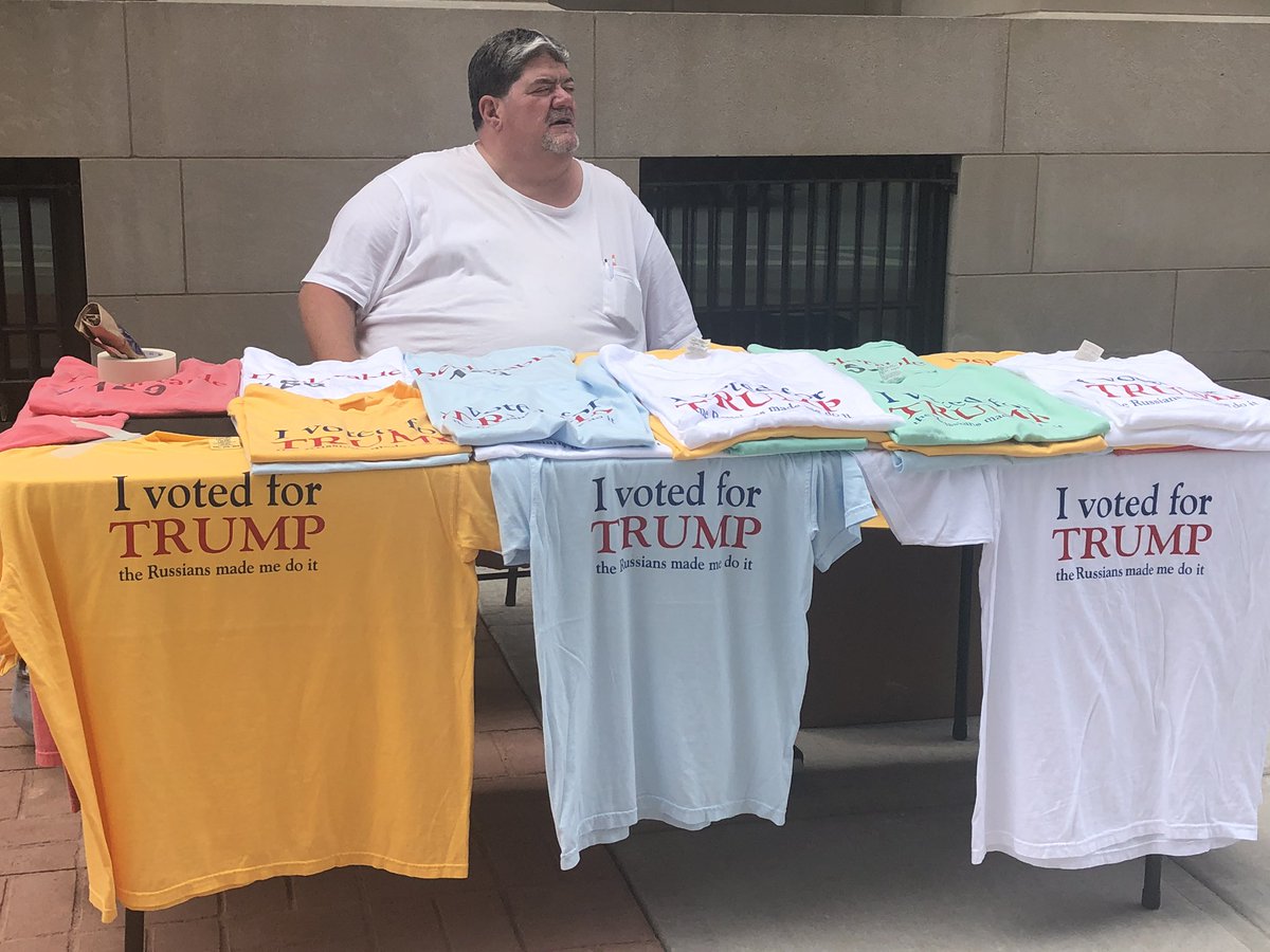 “I voted for Trump. The Russians made me do it” t-shirts are here for sale as well.
