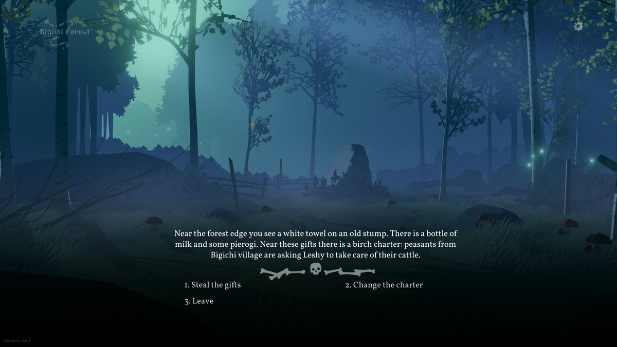 The game also mixes in traditional adventure elements and chance encounters. And committing sins, which affects whatever ending you'll get. There's also moments where you can help villagers and earn exp/items based on your actions.