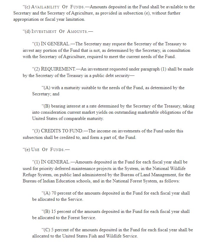 This is nothing less than a funding mechanism for US Bureau of Land Management piggy backing on the trillion dollar bill passed earlier this year & limiting  @POTUS authority to change it.