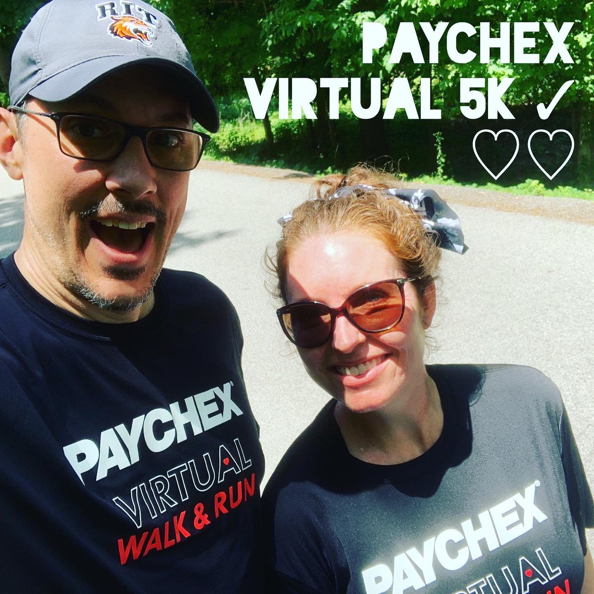 tvolkmannPR's tweet photo. #PaychexProud to finish today’s virtual #rocheartwalk in the summertime heat, with my guy, and six months prego. 🙌🏻 ❤️ 🔥 ☀️ #PaychexCares #slowbutsteady #countrystroll @Paychex @Tim_Volkmann https://t.co/jGHZl4ADyk
