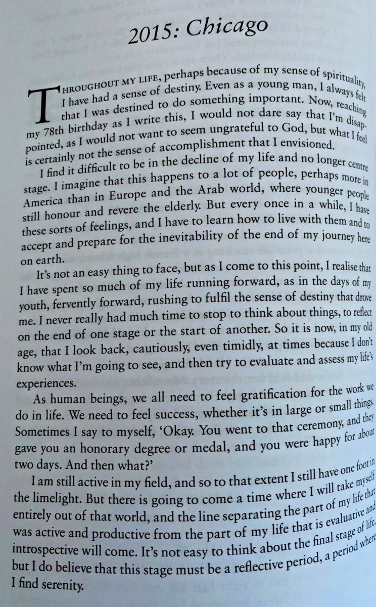 yousufsyedkhan's tweet photo. I was finally able to read Professor Bassiouni’s memoirs today. He ushered me along in my career, and having been mentored by him for many years, I recognised most of the stories and anecdotes almost verbatim. I share the “Chicago 2015” passage for its poignancy and sheer beauty, https://t.co/ziKg2UaEOT